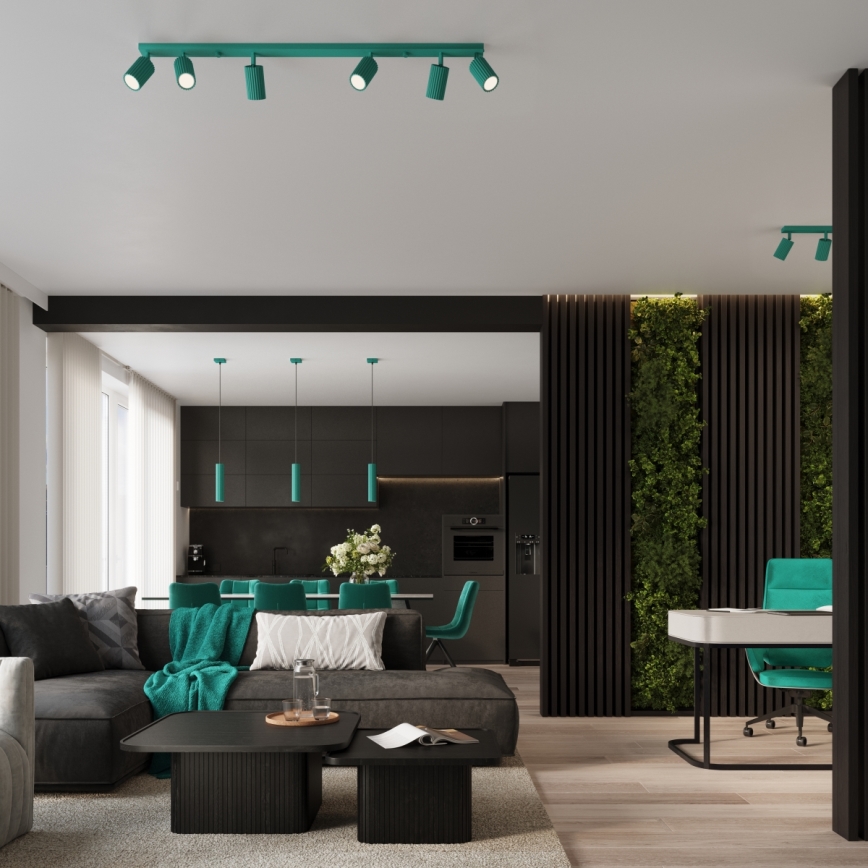 Brilagi - LED-spot CRESTO 2xGU10/10W/230V turkos