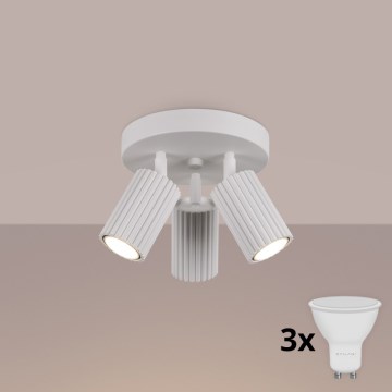 Brilagi - LED-spot CRESTO 3x GU10/10W/230V vit