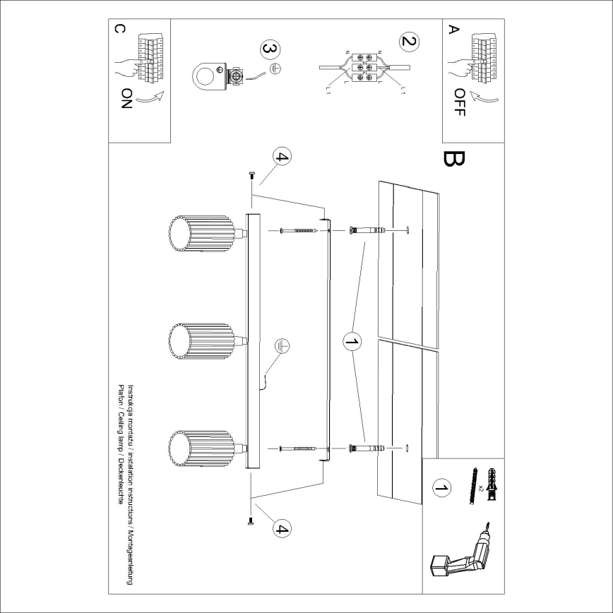 Brilagi - LED-spot CRESTO 3xGU10/10W/230V rosa
