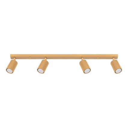 Brilagi - LED-spot CRESTO 4xGU10/10W/230V, guldfärgad