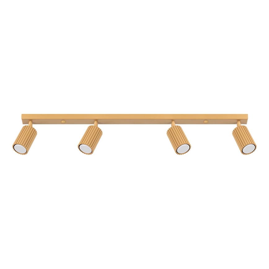 Brilagi - LED-spot CRESTO 4xGU10/10W/230V, guldfärgad