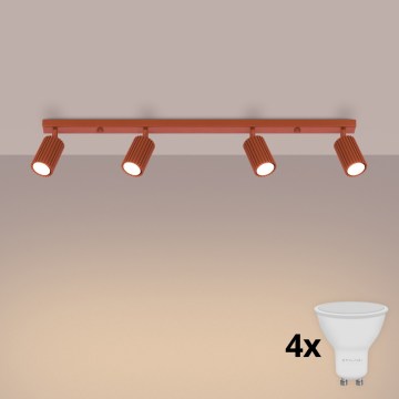 BRILAGI - LED-spot CRESTO 4xGU10/10W/230V orange