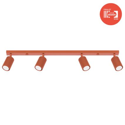 Brilagi - LED-spot CRESTO 4xGU10/10W/230V röd