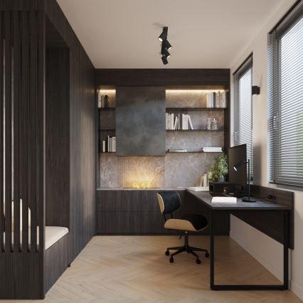 Brilagi - LED-spot CRESTO 4xGU10/10W/230V svart