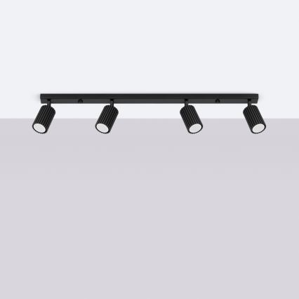 Brilagi - LED-spot CRESTO 4xGU10/10W/230V svart