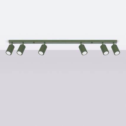 Brilagi - LED-spot CRESTO 6xGU10/10W/230V grön