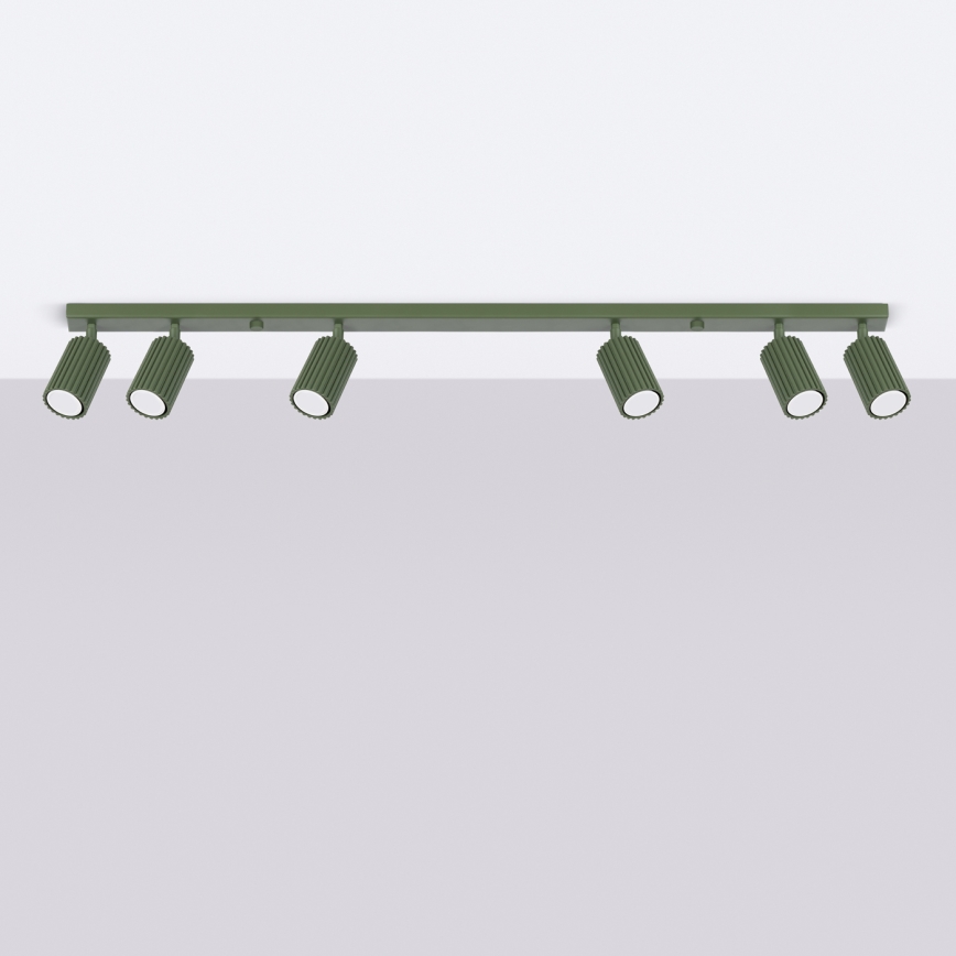 Brilagi - LED-spot CRESTO 6xGU10/10W/230V grön