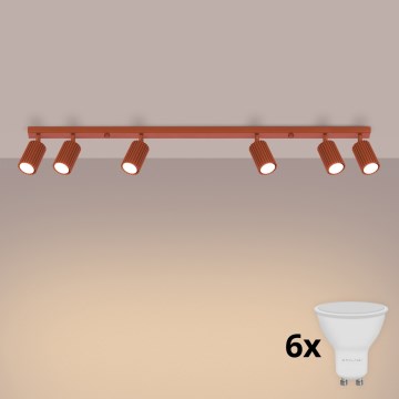 BRILAGI - LED-spot CRESTO 6xGU10/10W/230V orange