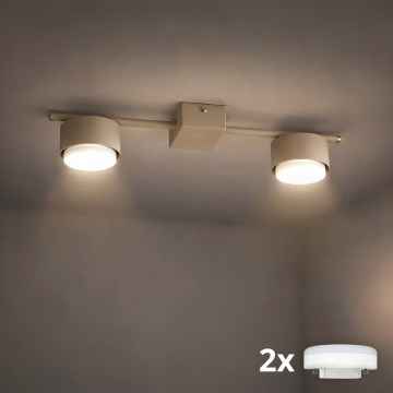 Brilagi - LED-spot MONO 2xGX53/12W/230V beige