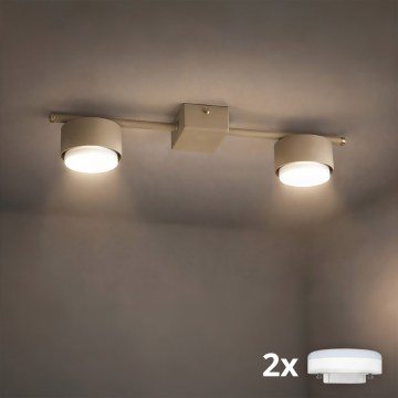 Brilagi - LED-spot MONO 2xGX53/13W/230V beige
