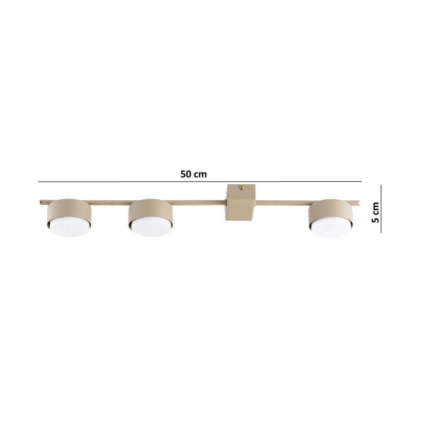 BRILAGI - LED-spot MONO 3xGX53/30W/230V beige