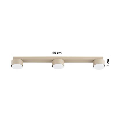 BRILAGI - LED-spot MONO 3xGX53/30W/230V beige
