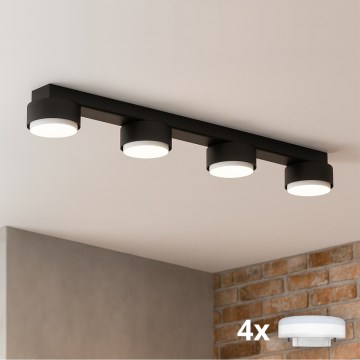 Brilagi - LED-spot MONO 4xGX53/12W/230V svart