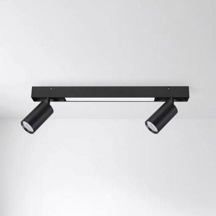 Brilagi - LED-spot SELE 2xGU10/30W/230V + LED/15W svart