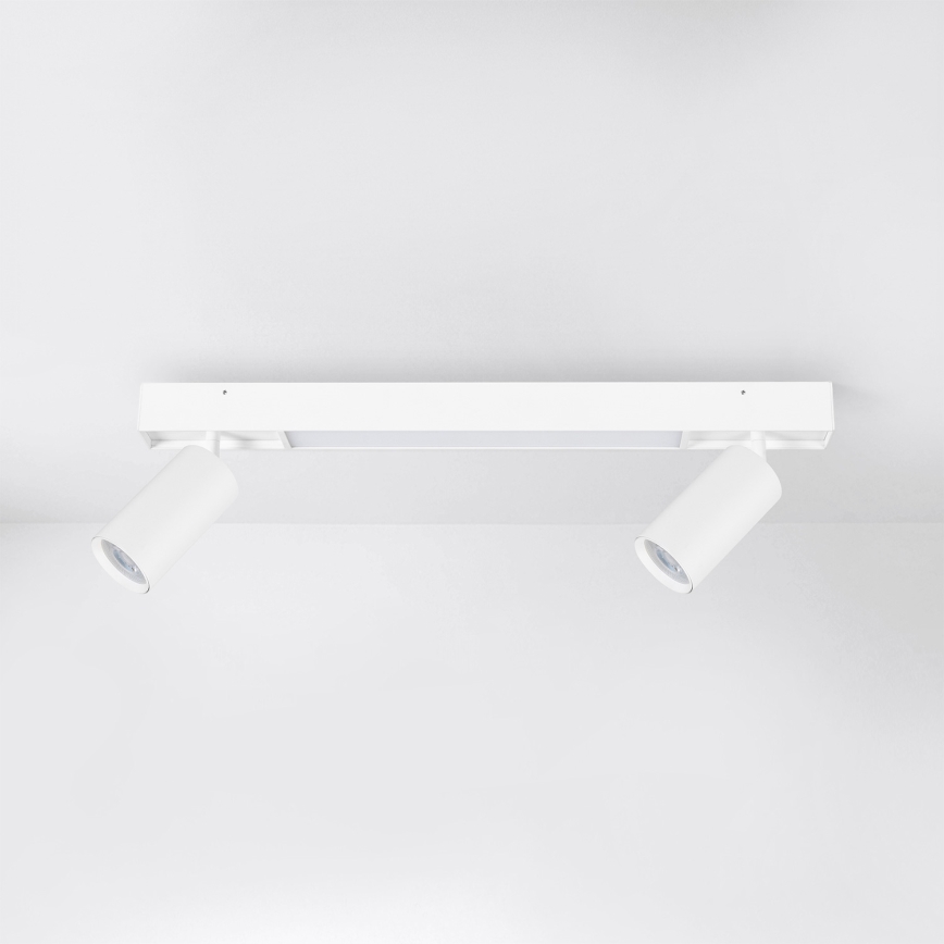 Brilagi - LED-spot SELE 2xGU10/30W/230V + LED/15W vit