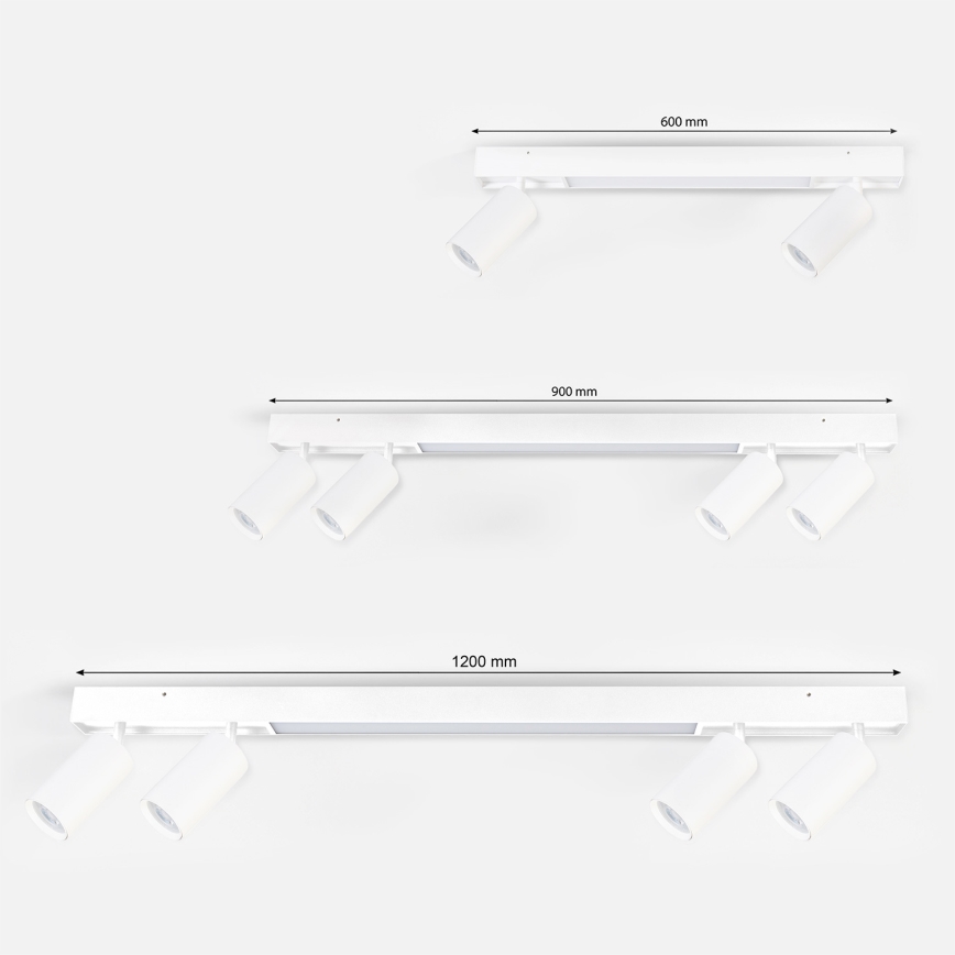 Brilagi - LED-spot SELE 2xGU10/30W/230V + LED/15W vit