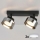 Brilagi - LED Spotarmatur AURA LUX 2xGX53/30W/230V svart/rökfärgad