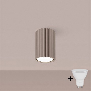 Brilagi - LED-spotarmatur CRESTO 1xGU10/10W/230V 10 cm taupe