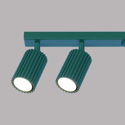 Brilagi - LED-spotarmatur CRESTO 6xGU10/10W/230V turkos