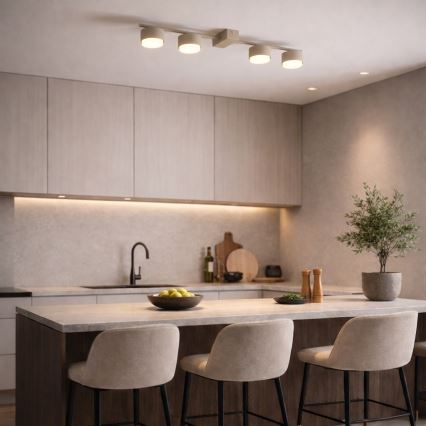 Brilagi - LED-spotarmatur MONO 4xGX53/12W/230V beige