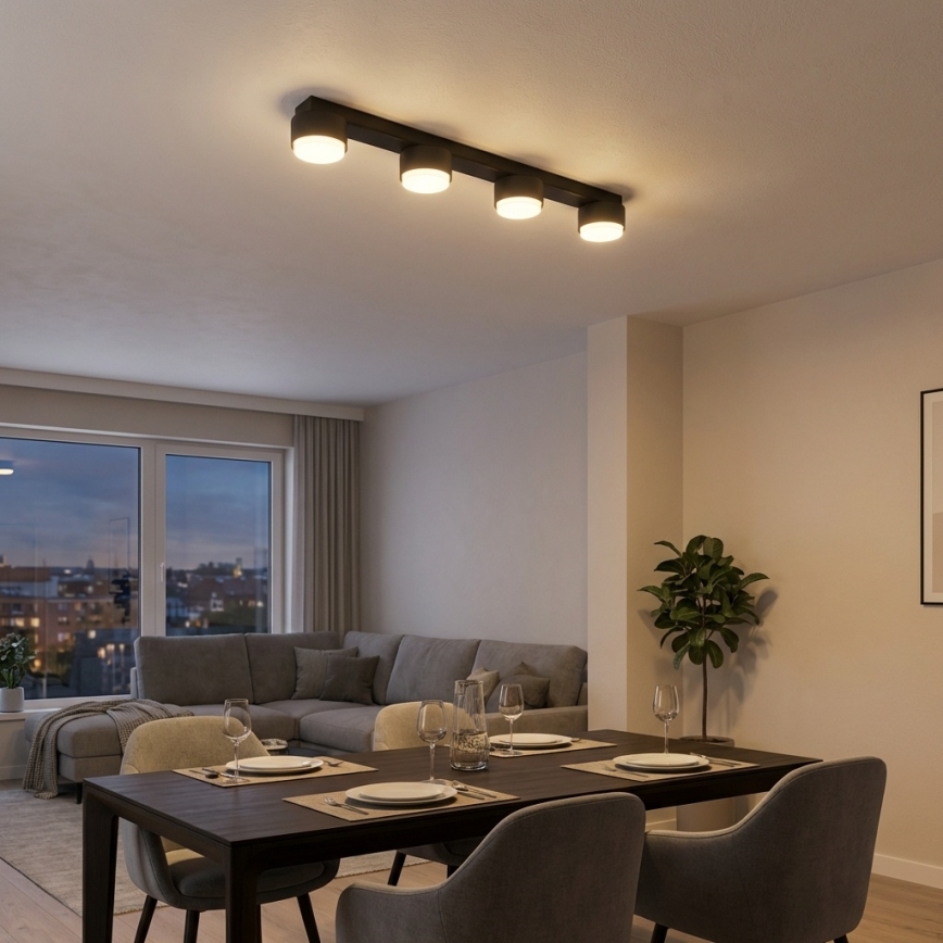 Brilagi - LED-spotarmatur MONO 4xGX53/13W/230V svart
