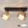 Brilagi - LED Spotlampa AURA LUX 2xGX53/30W/230V svart/guld