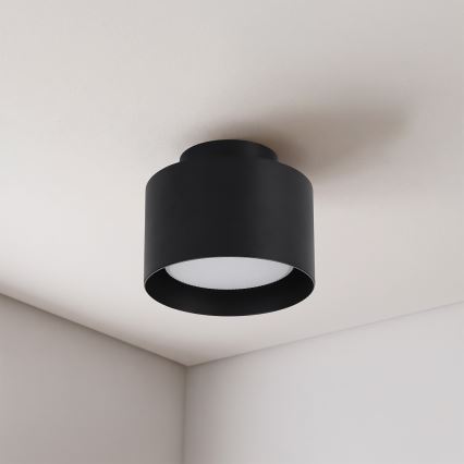 BRILAGI - LED spotlampa BACKLIT 1xGX53/15W/230V + LED/3W Ø 10 cm svart
