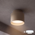 BRILAGI - LED-spotlampa BACKLIT 1xGX53/15W/230V + LED/3W Ø 8 cm beige