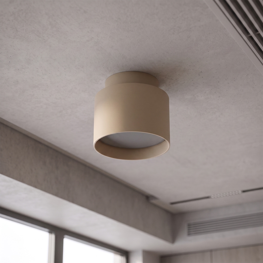 BRILAGI - LED-spotlampa BACKLIT 1xGX53/15W/230V + LED/3W Ø 8 cm beige