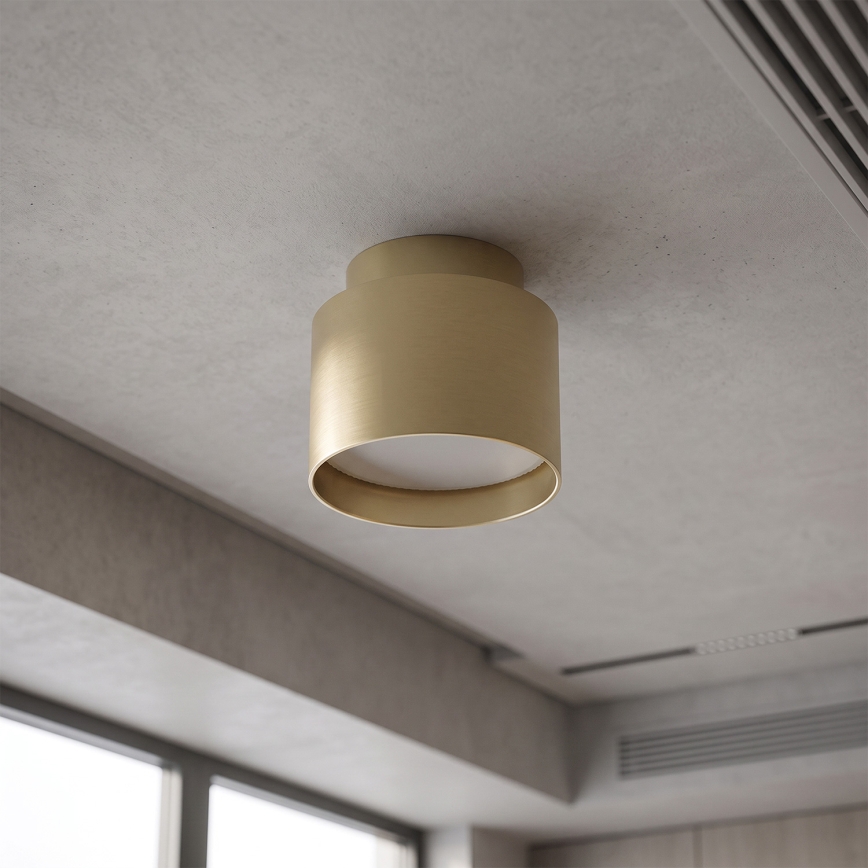 BRILAGI - LED-spotlampa BACKLIT 1xGX53/15W/230V + LED/3W Ø 8 cm guld