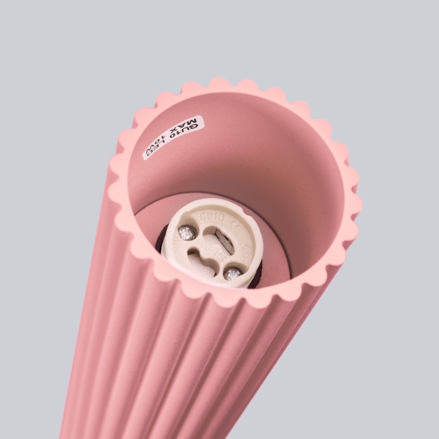 Brilagi - LED-spotlampa CRESTO 1xGU10/10W/230V 10 cm rosa
