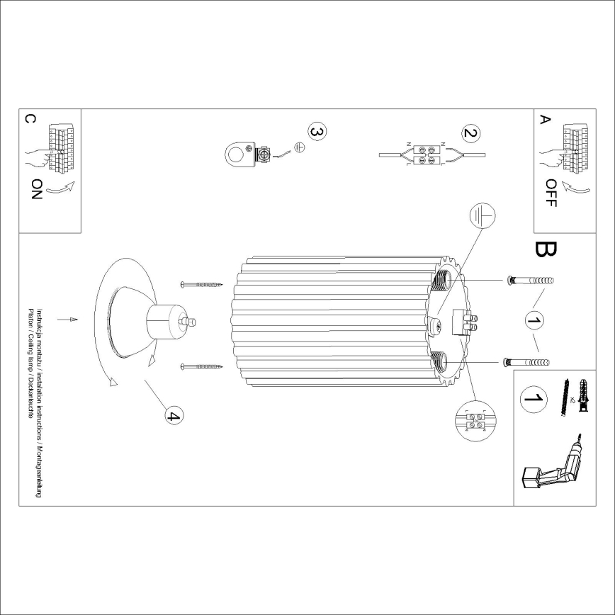 Brilagi - LED-spotlampa CRESTO 1xGU10/10W/230V 10 cm rosa