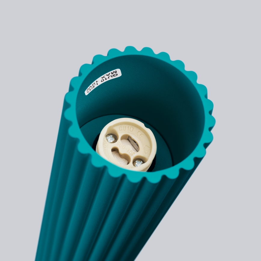 Brilagi - LED-spotlampa CRESTO 1xGU10/10W/230V 10 cm turkos