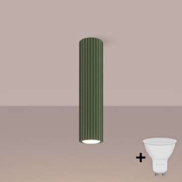 Brilagi - LED-spotlampa CRESTO 1xGU10/10W/230V 30 cm grön