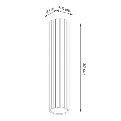 Brilagi - LED-spotlampa CRESTO 1xGU10/10W/230V 30 cm guldfinish