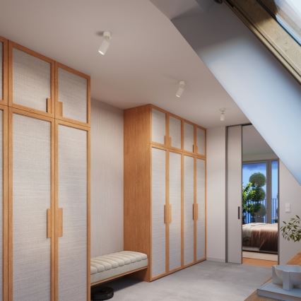 Brilagi - LED-spotlampa CRESTO 1xGU10/10W/230V krämfärgad