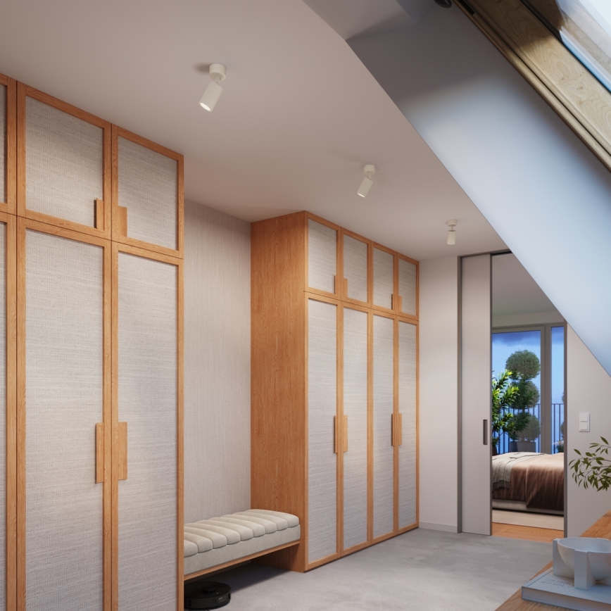 Brilagi - LED-spotlampa CRESTO 1xGU10/10W/230V krämfärgad