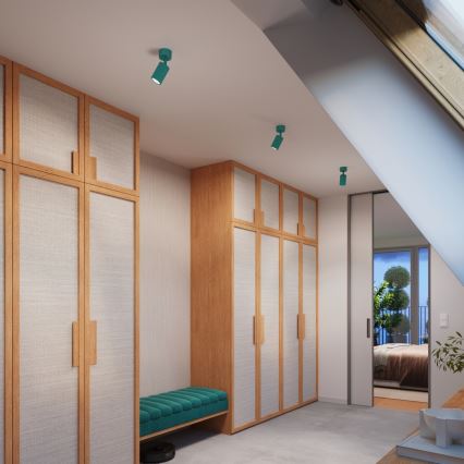 Brilagi - LED spotlampa CRESTO 1xGU10/10W/230V turkos