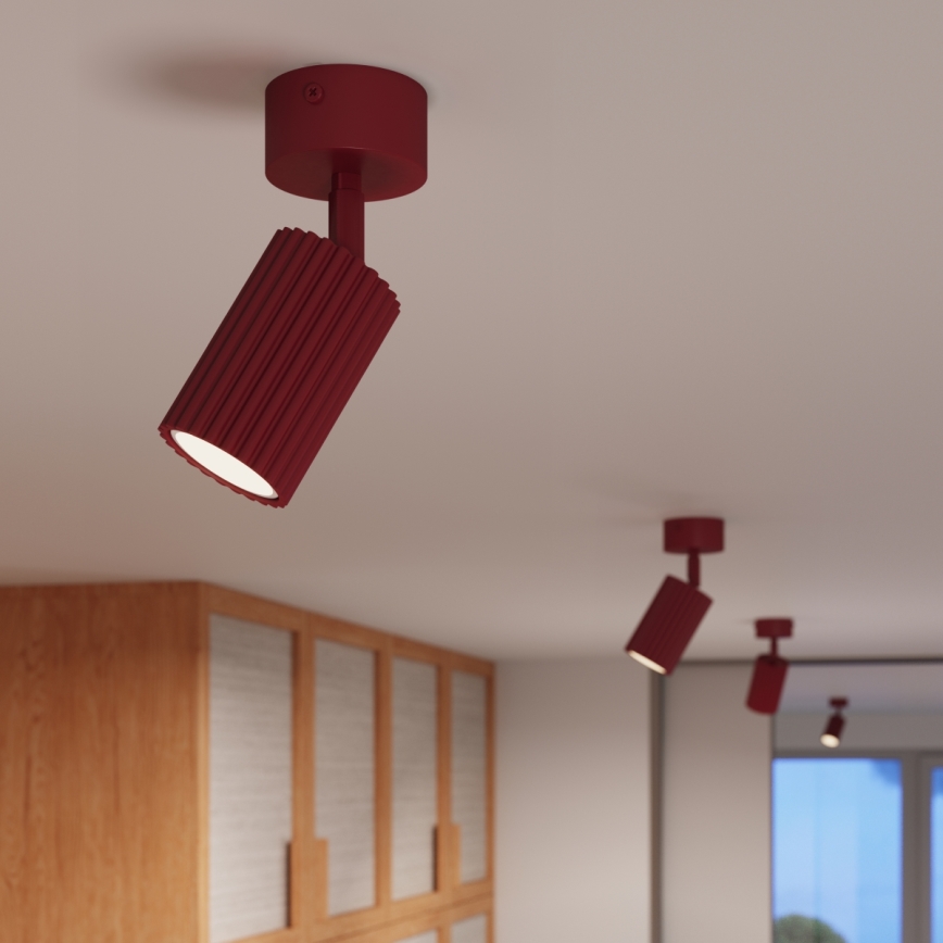 Brilagi - LED-spotlampa CRESTO 1xGU10/10W/230V vinröd