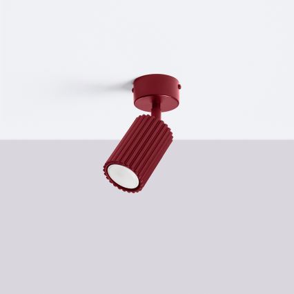 Brilagi - LED-spotlampa CRESTO 1xGU10/10W/230V vinröd