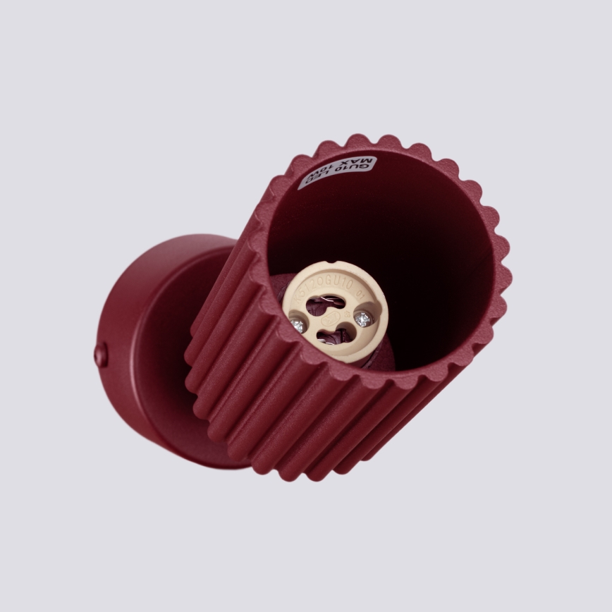 Brilagi - LED-spotlampa CRESTO 1xGU10/10W/230V vinröd