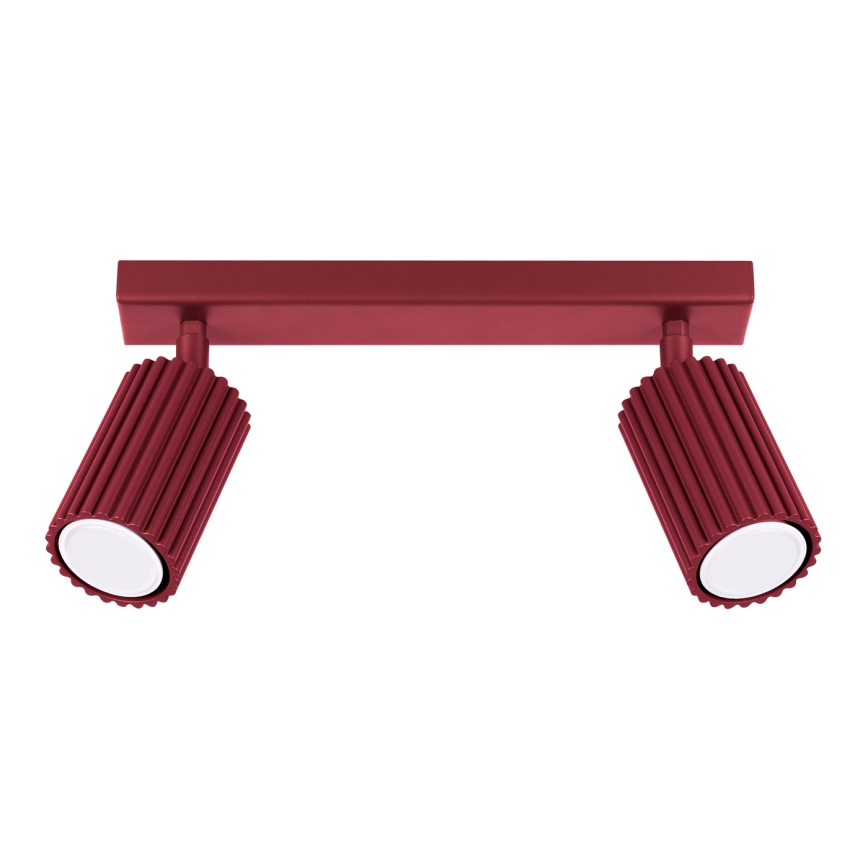 Brilagi - LED-spotlampa CRESTO 2xGU10/10W/230V bordeaux