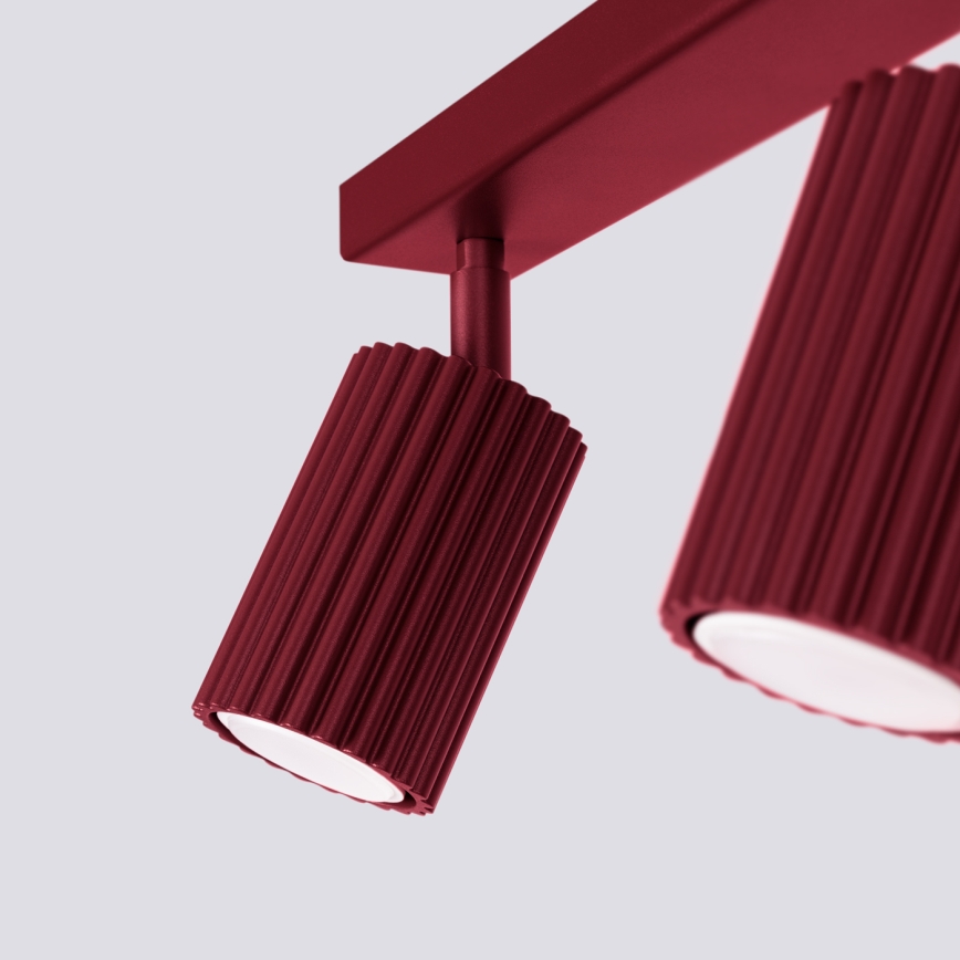 Brilagi - LED-spotlampa CRESTO 2xGU10/10W/230V bordeaux