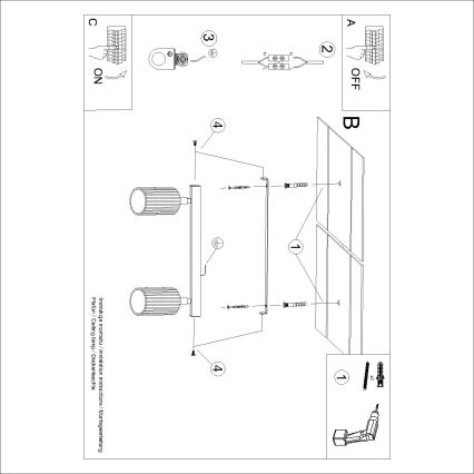 Brilagi - LED-spotlampa CRESTO 2xGU10/10W/230V brun