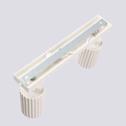 Brilagi - LED-spotlampa CRESTO 2xGU10/10W/230V krämvit