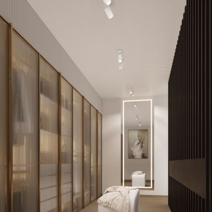 Brilagi - LED-spotlampa CRESTO 2xGU10/10W/230V vit