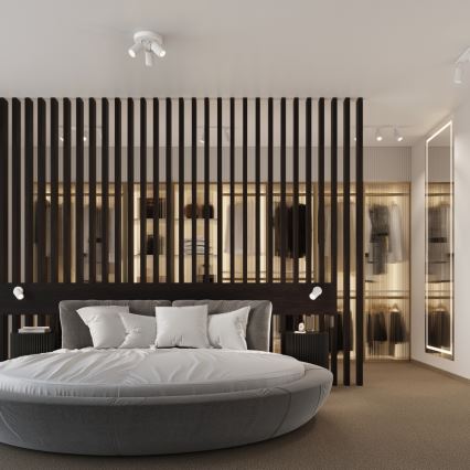 Brilagi - LED-spotlampa CRESTO 2xGU10/10W/230V vit