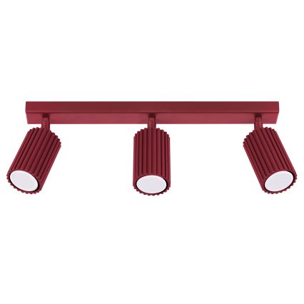 Brilagi - LED-spotlampa CRESTO 3xGU10/10W/230V bordeaux