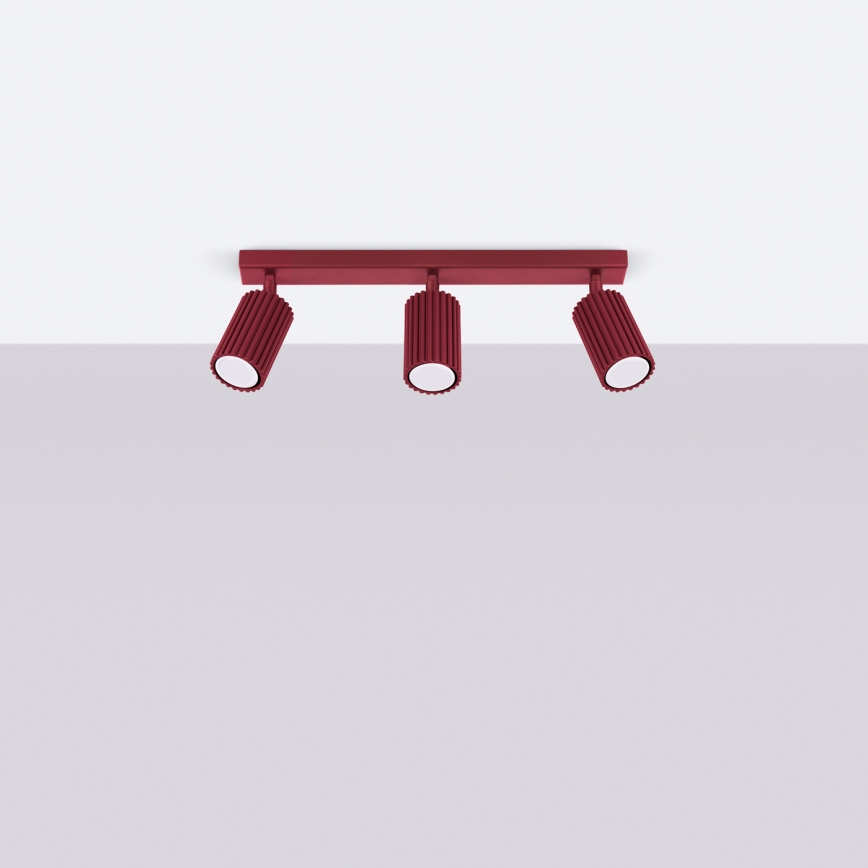 Brilagi - LED-spotlampa CRESTO 3xGU10/10W/230V bordeaux