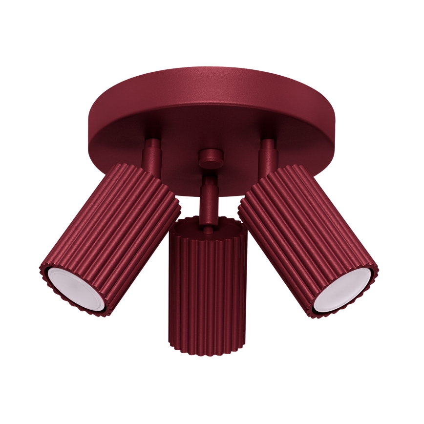 Brilagi - LED-spotlampa CRESTO 3xGU10/10W/230V bordeaux
